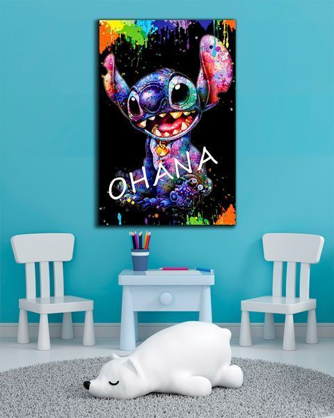 Картина на полотні Стіч Ohana для дитячої кімнати - 40х60 см