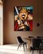 Картина для офісу або кабінету - Lion King Legend - 30х40 см MIX-647 фото 5