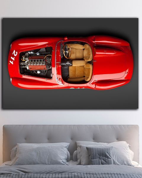 Картина з машиною - Ferrari Classic 211 - 40х60 см