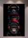 Картина на подарунок три горили - Gangster Monkey - 40х60 см