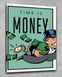 Мотивационная картина - TIME IS MONEY - 60х90 см