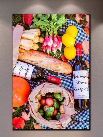 Картина для кухні - Овочева Феєрія - 50х70 см