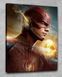 Картина з Флешем із супергероєм у костюмі та енергетичним спалахом - &laquo;Flash Арт&raquo; - 30х40 см