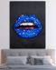Картина з губами для інтер'єру - Blue Lips - 30х40 см MIX-649 фото 4