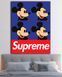 Картина для офісу - Supreme Mickey - 100х130 см