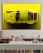 Картина с авто Porsche 911 Yellow Dream - Декор для дома и гаража - 40х60 см MIX-625 фото 5