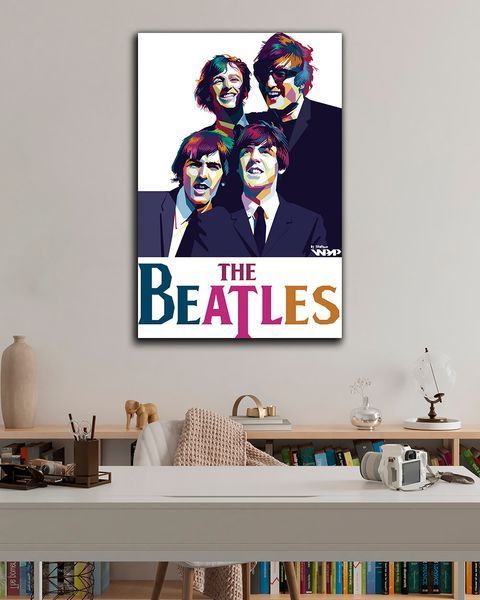 Картина на подарок - The Beatles Art - 40х60 см
