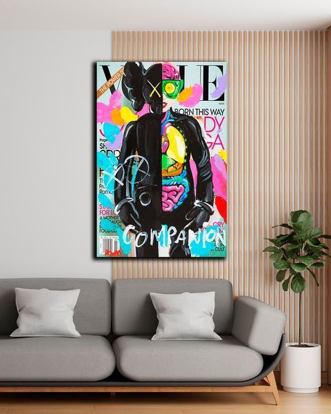 Картина - KAWS VOUGUE STYLE - 40х60 см