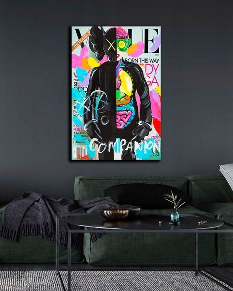 Картина - KAWS VOUGUE STYLE - 40х60 см