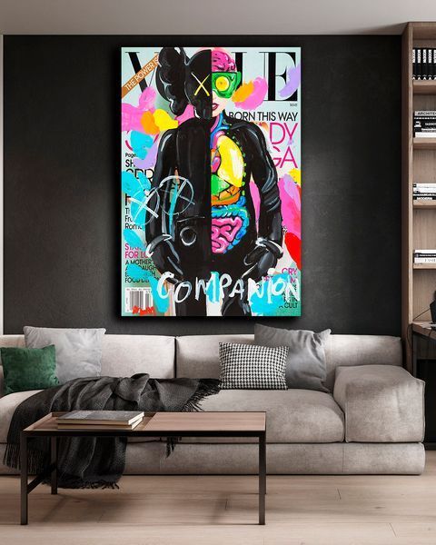 Картина - KAWS VOUGUE STYLE - 40х60 см
