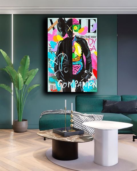 Картина - KAWS VOUGUE STYLE - 40х60 см