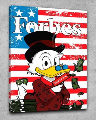 Мотиваційна картина в офіс або кабінет - &laquo;Scrooge American Forbes&raquo;