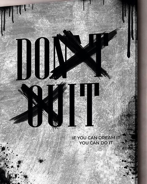 Картина з мотиваційним написом &ndash; Do It &ndash; для офісу - 30х40 см