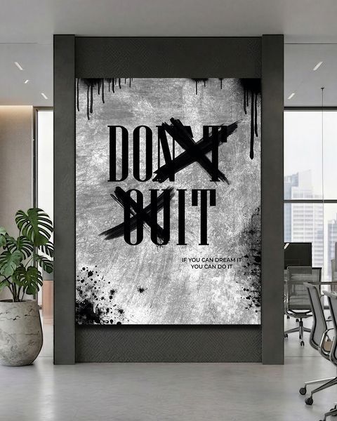 Картина з мотиваційним написом &ndash; Do It &ndash; для офісу - 30х40 см