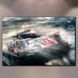 Картина з машиною Porsche Sport - подарунок автолюбителю на полотні - 40х60 см