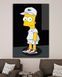 Картина на подарунок - Bart Simpson Art - 60х90 см MIX-212-1 фото 1