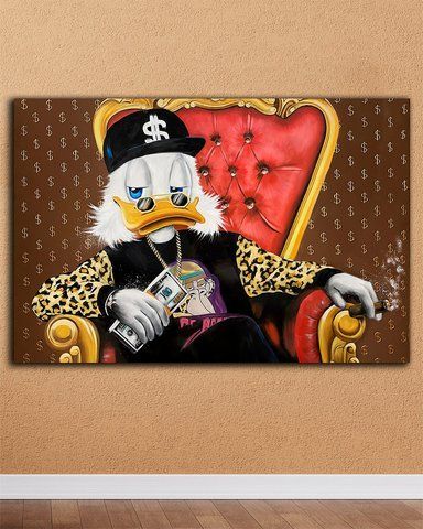 Картина для офісу - Scrooge Rich - 40х60 см