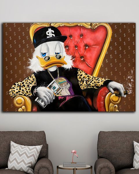 Картина для офиса - Scrooge Rich - 40х60 см